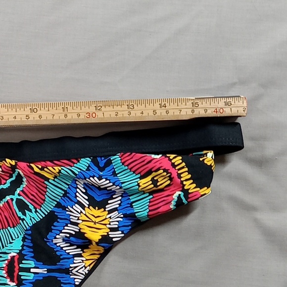 L Space Bikini Bottom Women LARGE Cruisewear Resort New Beach Multicolor Teens - Picture 6 of 6